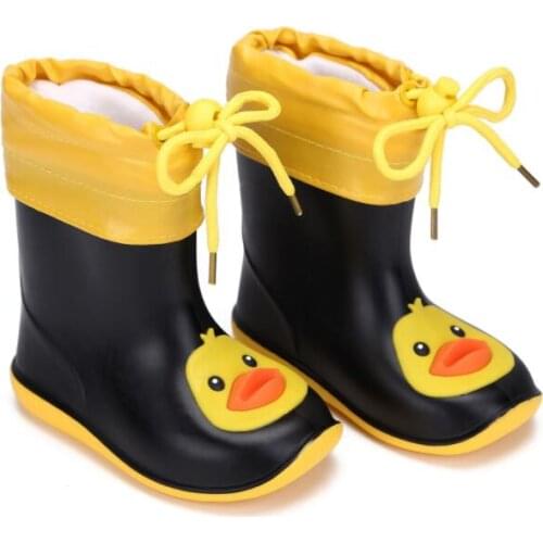 Hot Toddler Girl Rainboots Classic Waterproof Childrens Shoes Kids Rain Boots Pvc Rubber Boots Baby Water Shoes Boy Rain Boots