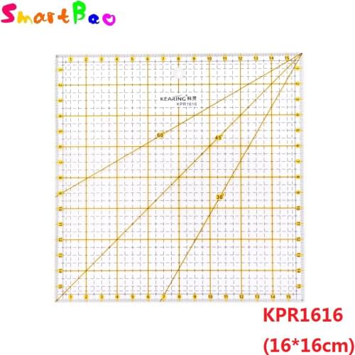 Acrylic Patchwork & Quiting Rulers Fluorescence Yellow Mark Rulers KPR1616, KPR3005, KPR3015, KPR5150, KPR5151
