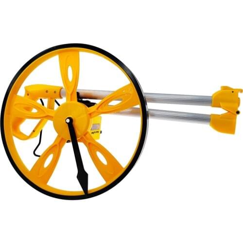 Mechanical ranging wheel Engineering survey of distance measuring 0-9999m long wheel hand push roller distance meter