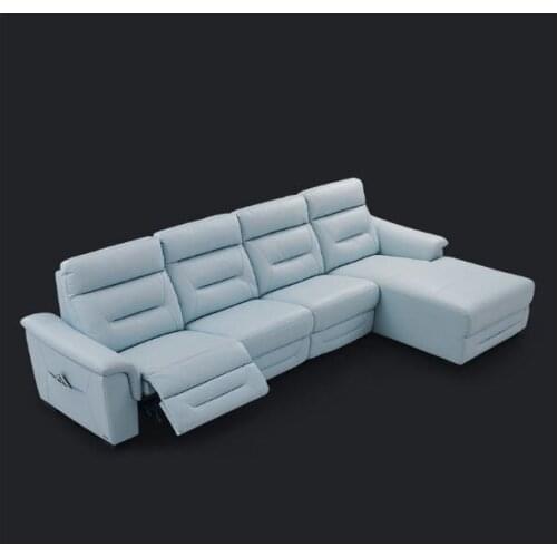 Living Room Sofa set L corner sofa recliner electrical couch genuine leather sectional sofas L muebles de sala moveis para casa