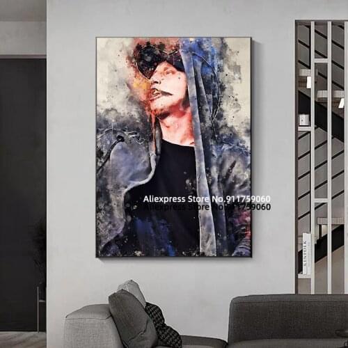 Hip Hop Music Rapper Star NF - Nate Feuerstein Poster Quality Canvas Painting Living Bedroom Wall Art Home Decor