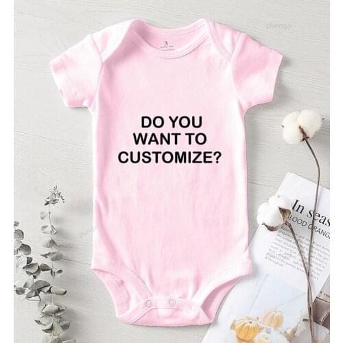 Customize Baby Clothes 0-24 Months Toddler Boys Girl Onesies Winter Jumpsuits Cotton Kids' Things Rompers for Newborns