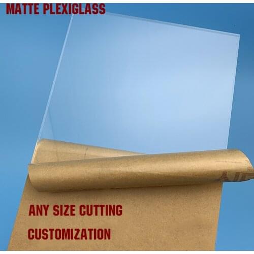Customization Plexiglass Sheet Transparent Clear Plastic Board Organic Glass Polymethyl Methacrylate For Signs DIY Display