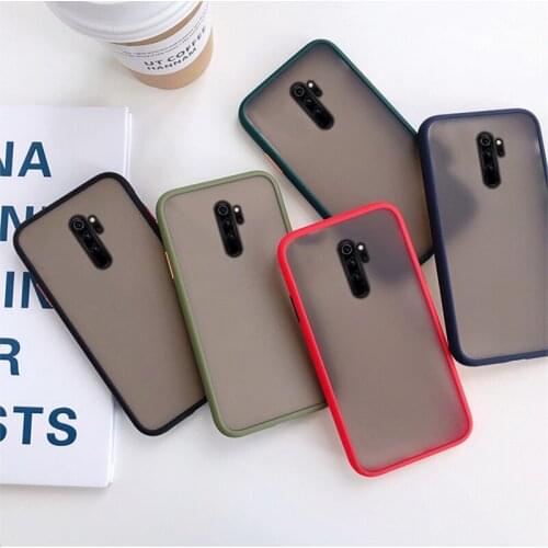 200pcs/lot Transparent Matte Back Phone Case For Xiaomi CC9 Pro Note 10 Plus 8 9 10 Pro For Redmi K30