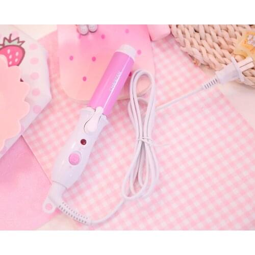 Pink Hair Curling Iron Hair Straightener 2in1 Hair Curler Ceramic Styler Professional Straightening Styling Tools