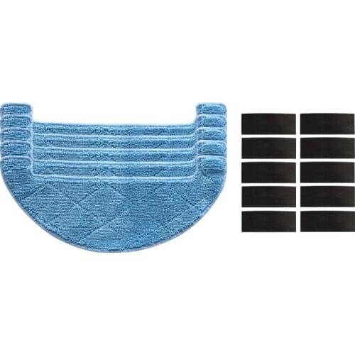 Robot Vacuum Cleaner Mop Cloth Replacement for Ilife A9S A7 V8S X750 X800 A80PLUS L100 Robot Vacuum Cleaner Parts Cleaning Mop