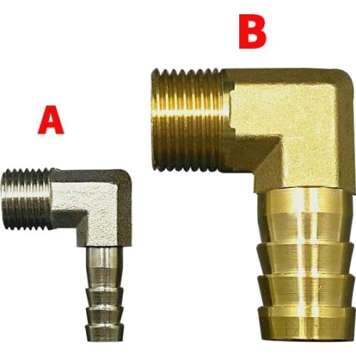 Pagoda connector 6 8 10 12 14mm hose barb connector, hose tail thread 1/8 1/4 3/8 1/2 inch thread (PT)brass water pipe fittings