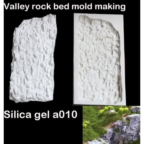 Special Offer miniature Valley rock bed mold making Silica gel a010 DIY tool for scene sand table
