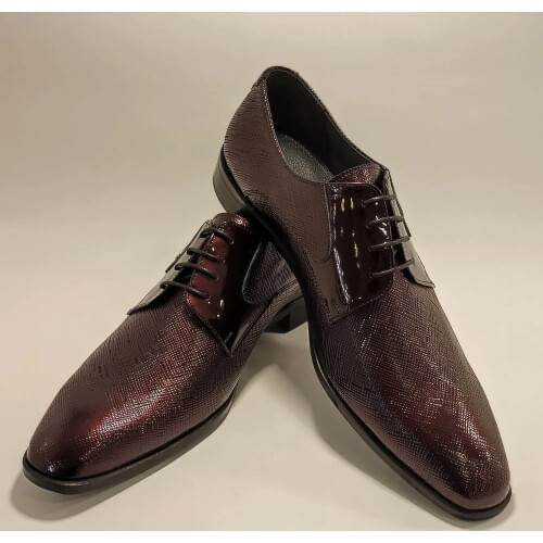 Mens Classic Shoes High Quality Genuine Patent Leather Italian Mold Invitation Tuxedo Wedding Suit Business Shoes Luxury Brand