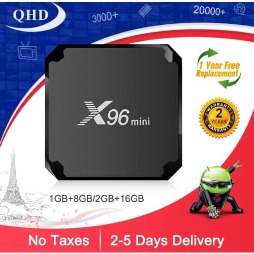 Iptv Box X96Mini qhdtv Android 9.0 TV BOX S905W Quad Core 4k Smart ip tv QHDTV Set Top BOX X96 Minin iptv boxs france shipping