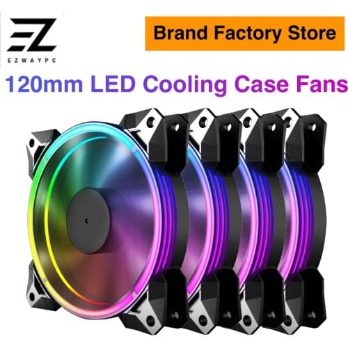 SAHARA 120mm Mute PC Fan PWM 4 PIN Silent Molex Computer Case CPU Cooling Cooler Ventilador 12V PC Cooling Fan Computer Cooler