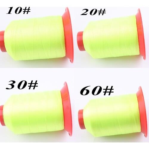 Bright Yellow Four Size Tenacity Nylon Sewing Thread For Hand Sewn&Machines Patchwork Leather Hand Stitch Jewelry Accessories