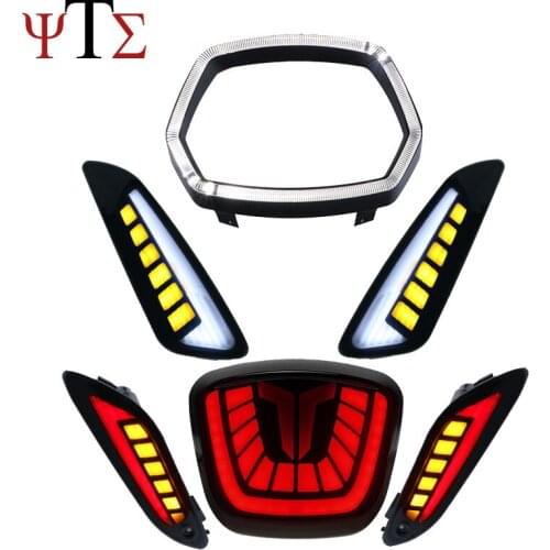 For vespa gts 250 300gtv SIP headlamp spring sprint 150 refixado Farol levou a lâmpada decorativa piaggio Headlamp