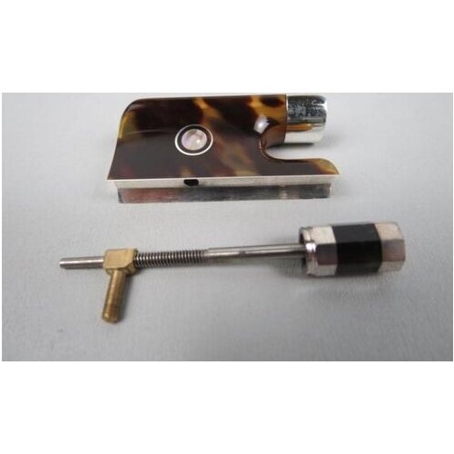 1pcs cello bow frogs with silver mount