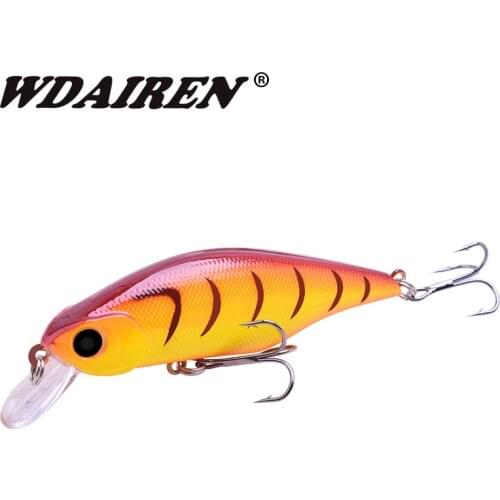 1Pcs Laser Minnow Fishing Hard Lure 11g 9cm Isca Crankbait Wobblers Artificial Floating Jerkbait Trolling Bass Carp Tackle