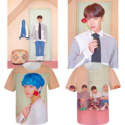MAP OF THE SOUL PERSONA 3D Tshirt Harajuku Kpop 3D Kids T-shirts Women/men Short Sleeve Hip Hop Tshirt Casual Children Tee Shirt