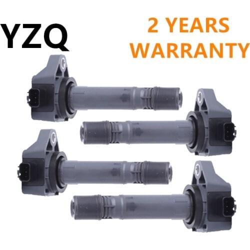 4PCS/Set 30520RNAA01 099700-101 Ignition Coils For Honda Civic 2006-2011 1.8L 2.0L UF582 C1580 UF-582 30520RNAA01