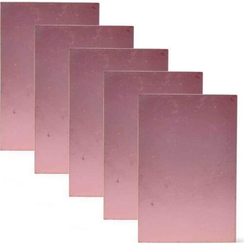 5Pcs 10X15cm Double-Sided PCB Copper Clad Laminate FR4 Fiberglass Board