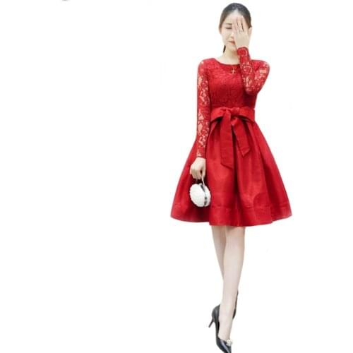 Children Girls Dress Teenager Ball Gown Princess Style Dresses Fashion Girls Lace Patchwork Dress with Blets 14 15 16 17 years