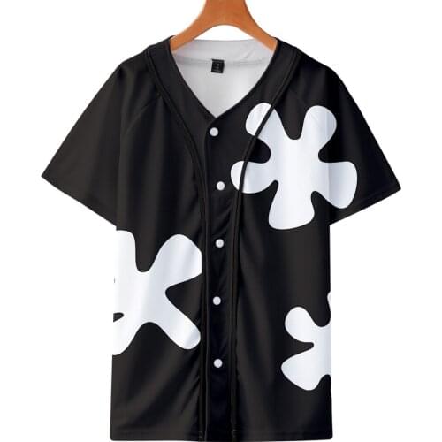 Kawaii Patrick Star 3D Print T Shirt Harajuku Men Baseball Short Sleeve Streetwear 4XL Summer Breathable Clothes Y2K Clothes