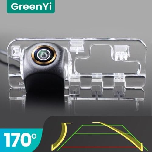 GreenYi Trajectory 170° AHD Car Rear View Camera for Honda Civic 2009 2011 Night Vision Reverse Reversing 4 pin