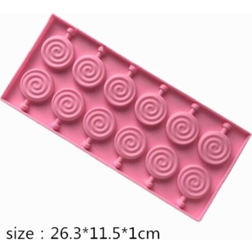 Round Silicone Lollipop Molds Jelly and Candy Molds Cake Mold Variety Cake Decorating Form Silicone Bakeware