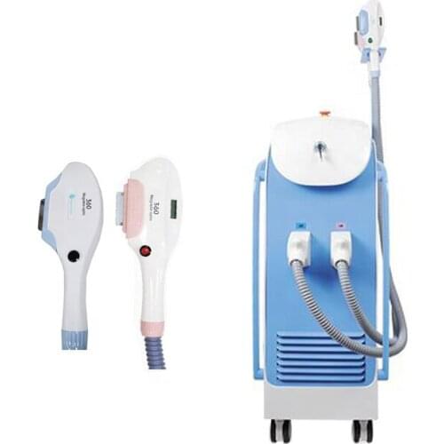 Best IPL Hair Removal double handles 360 Magneto-Optic OPT SHR Skin Rejuvenation Machine