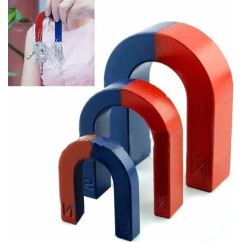 Multiple specifications U-shaped Horseshoe Magnet Kids Gift Educational Tools 3cm/4cm/6cm/8cm/9cm/10cm