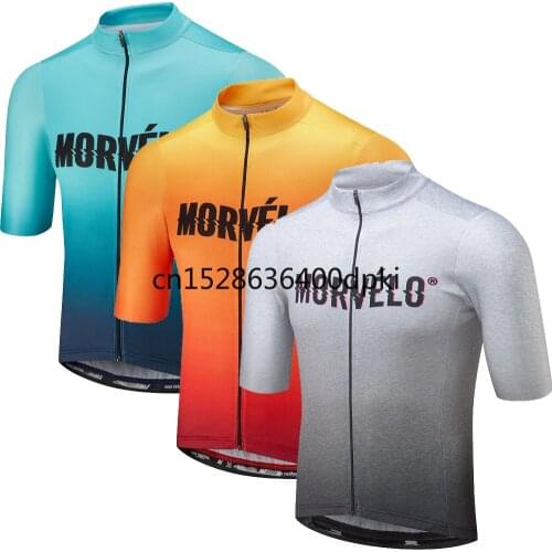 2021 Pro team Morvelo Summer Jerseys Bike Shirt Mens Cycling Jersey Ciclismo Bicicleta Shirt Tops Maillot Ciclismo Breathable