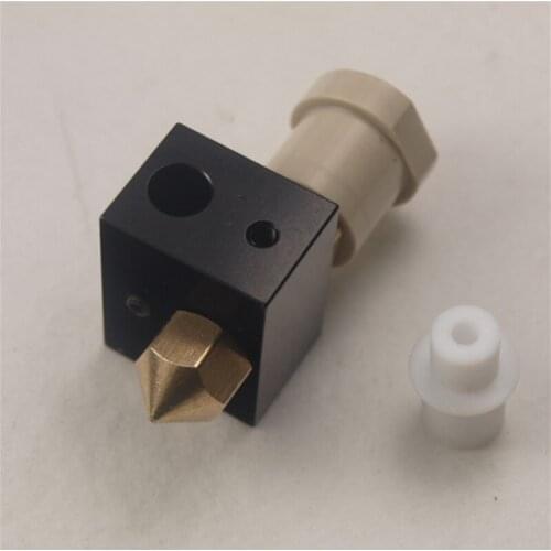 SWMAKER Wanhao i3 3D printer spare parts Duplicator 5 mini Hot End kit 3mm filament Isolator Coupler heater block 0.4mm nozzle D