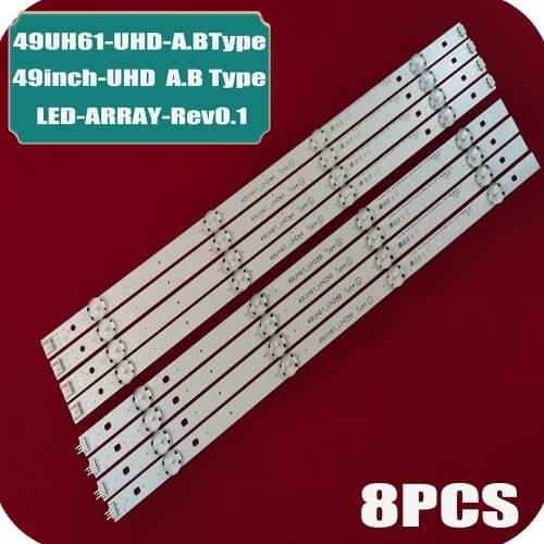 NEW LED Backlight Strip Lamp For LG Innotek 15.5Y 49inch 49UH61_UHD_A/B Type_Rev0.1_160118 49LH5700 49UH603V