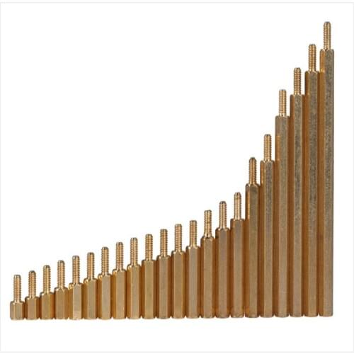 Single-way hexagonal copper studs 3mm single-headed M3 * 6,8,10,12,15,18,30,35,40,50,55,60