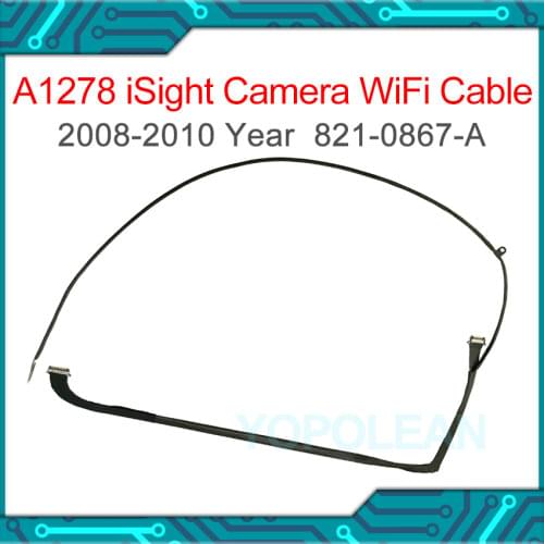 Original For Macbook Pro 13" A1278 WiFi Bluetooth isight Camera Webcam Cable 821-0867-A 2008 2009 2010 year