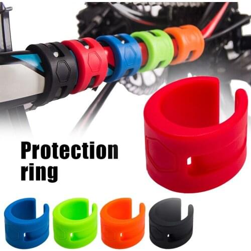 Road Bike Front Rear Fork Anti-Collision Ring Rubber Protection Circle for Durable Mountain Bicycle Outdoor Accessories