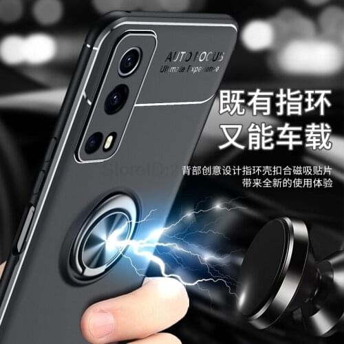 Shockproof Case Realme C21 C11 C3 C12 C15 C20 V11 V13 V3 V5 X50 X7 Pro Ultra Cover For Oppo Reno 4 5 Pro Z 5G Finger Ring Cases
