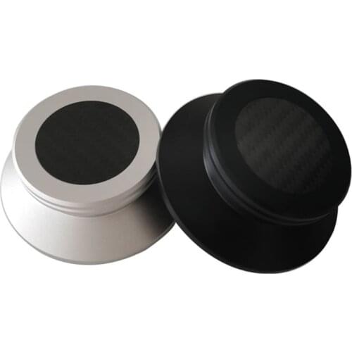 Q81F Carbon Fiber Bottom Abum LP Record Clamp Disc Stabilizer Record Weight Super Nice Design
