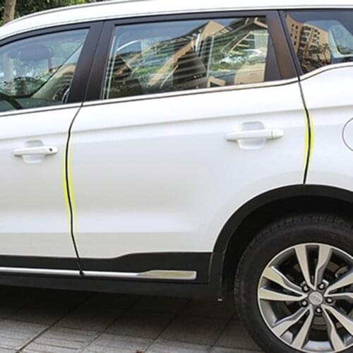 5 m rubber door edge guard trimming molding protection strip scratch protector for Skoda Octavia Fabia Rapid Superb Yeti Roomste