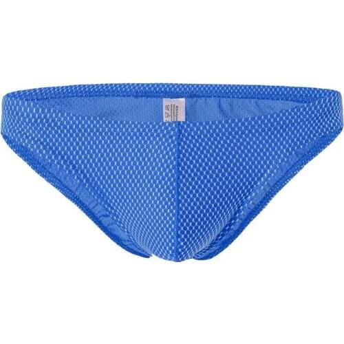 Sexy Men Underwear Briefs Ice Silk Panties Man Solid Low Waist Pouch Underpants Male Brief Bikini Slip Homme Ropa Interior M-XXL