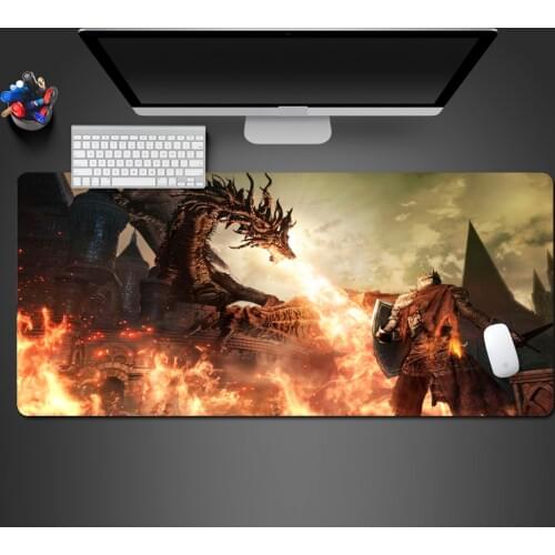 Super Cool Dark Souls Mouse Pad High Quality Rubber Large Pad PC Gaming Computer Mats Personality Gamer Pads Best Gifts