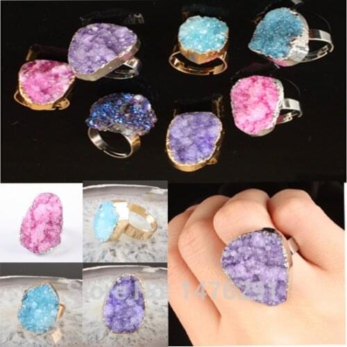 ZHISU SUNSHINE Rings With Crystals