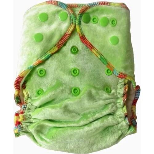 200 sets 1+1 Bamboo Velour fitted baby Cloth diapers nappies waterproof PUL with 3 layers bamboo cotton insert Free Shipping