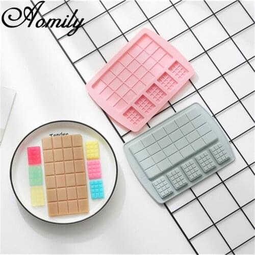 Amoliy Waffle Fondant Cake Molds Cake Decorating Tools Chocolate Silicone Mold Dessert Baking Tools Cake Decoration Accessories