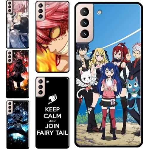 Anime Fairy Tail Silicone Soft Case For Samsung Galaxy S10 Plus S8 S9 S20 FE S21 Ultra Note 20 Ultra Coque