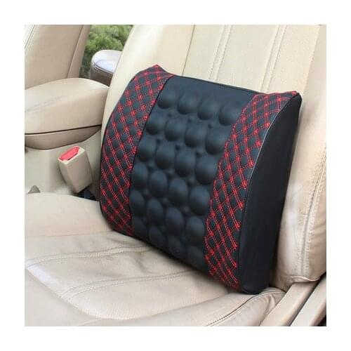 Electric Massage Lumbar Car With Waist Support Seat Cushions Back Supplies Neck Relax Tool Health Care