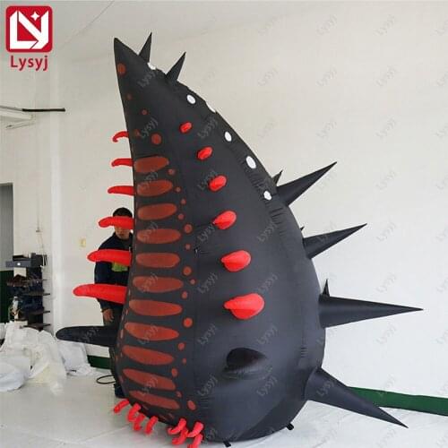 Giant Inflatable Sea Cucumber for Bar Event Supermarket Decoration