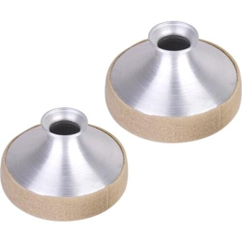 2pcs Alto Tenor Saxophone Mute Silencer Dampener for Wind Instrument Parts