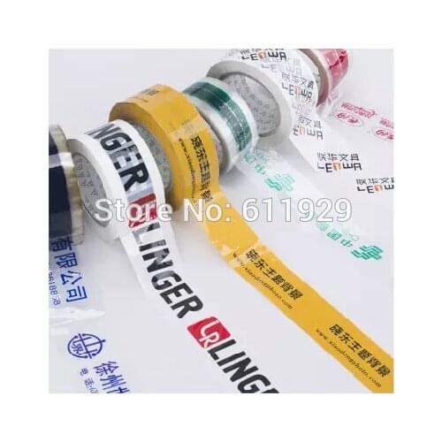 Customize adhesive tape with logo/colorful adhesive ribbon/warning tape/carton sealing tape/gift box packing tape/ribbon print