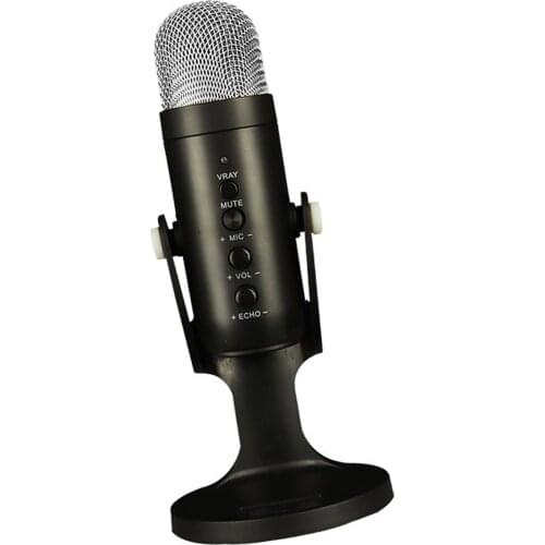 PC Microphone USB Computer Condenser Gaming Mic, Plug & Play with Stand for Recording, Podcasting, Streaming