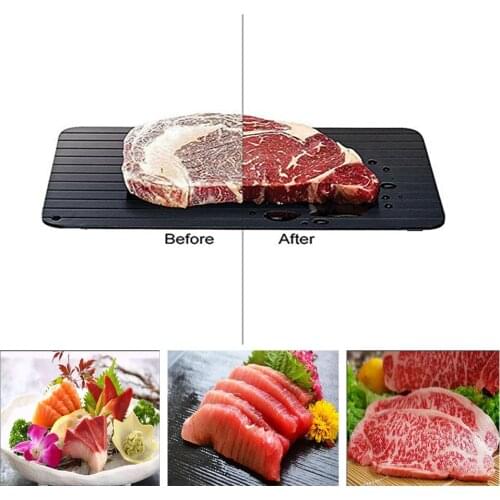 Fast Defrosting Meat Tray Quick Safety Cutting Board Defrosting Tray Quick Defrosting Plate For Frozen Food Meat Cooking Tool