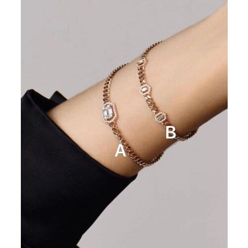 Janekelly Trendy Luxury Brand Fashion Bracelet Multicolor Stones Tribal Bangle with Oval Plate Geometric Shapes Women Mana Jewe